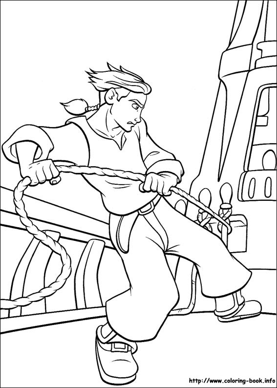 Treasure Planet coloring picture